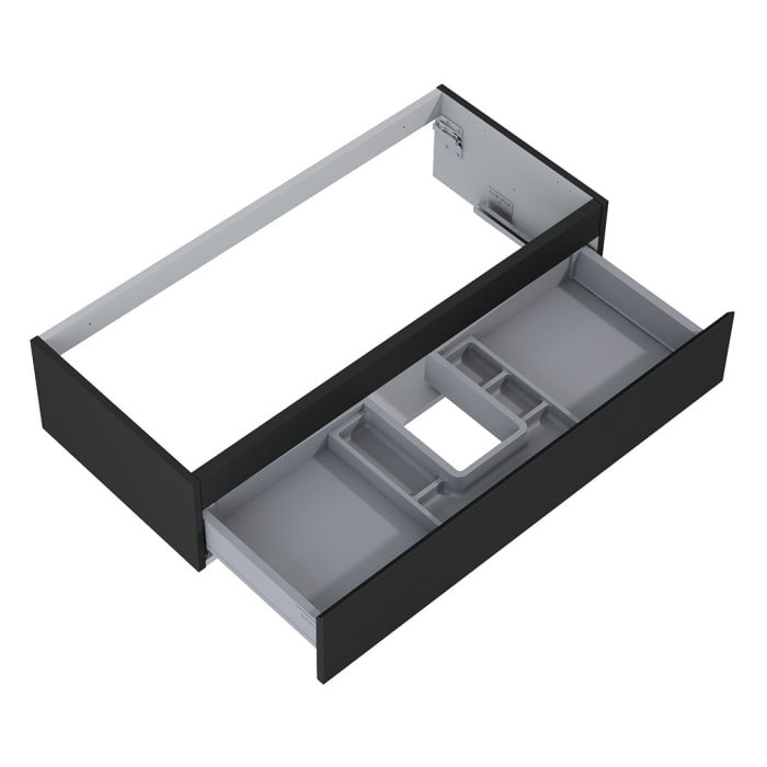 OLTENS Vernal Waschtischunterschrank mit Waschbecken 101 x 25,4 cm, mit 1 Schublade