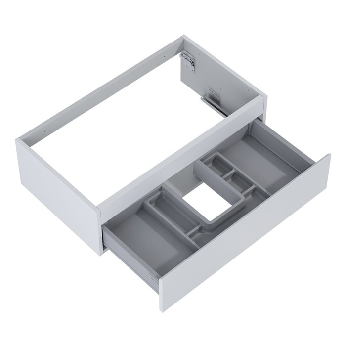 OLTENS Vernal Waschtischunterschrank mit Waschbecken 81 x 25,4 cm, mit 1 Schublade