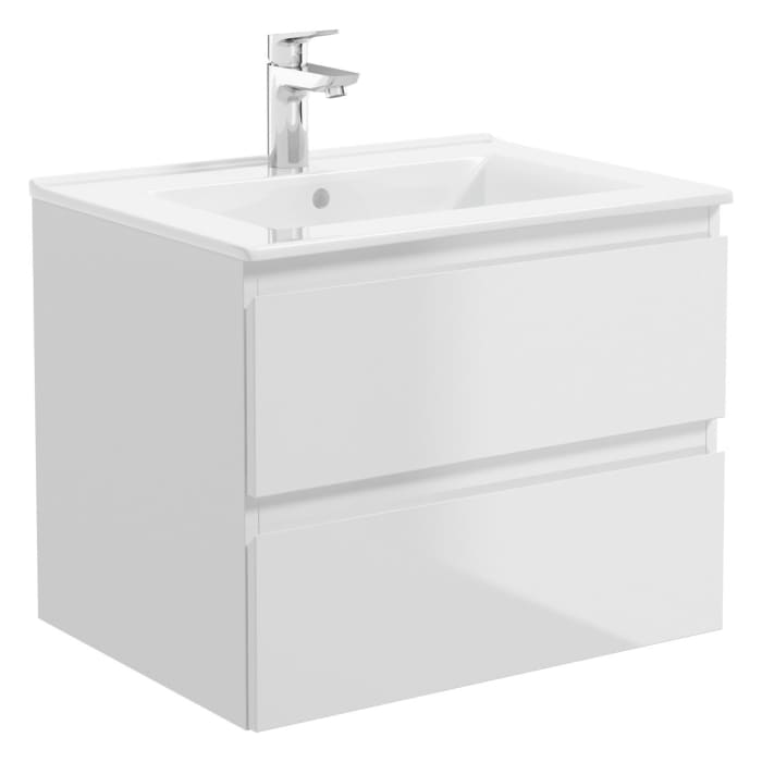 OLTENS Vernal Waschtischunterschrank mit 2 Schubladen 60 x 47 cm