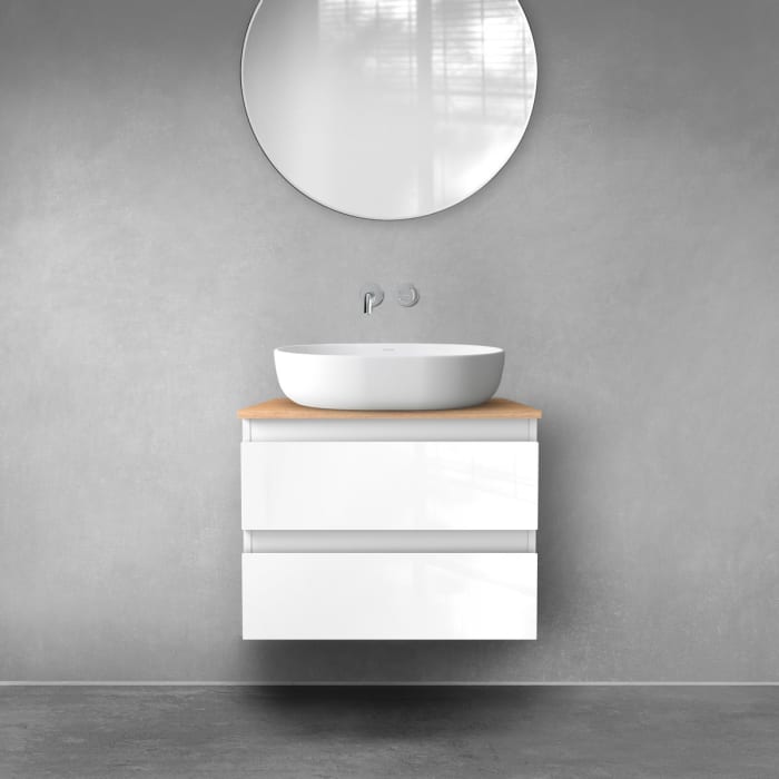 OLTENS Vernal Waschtischunterschrank mit 2 Schubladen 60 x 47 cm