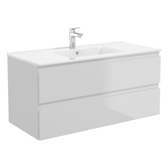 OLTENS Vernal Waschtischunterschrank mit 2 Schubladen 100 x 47 cm