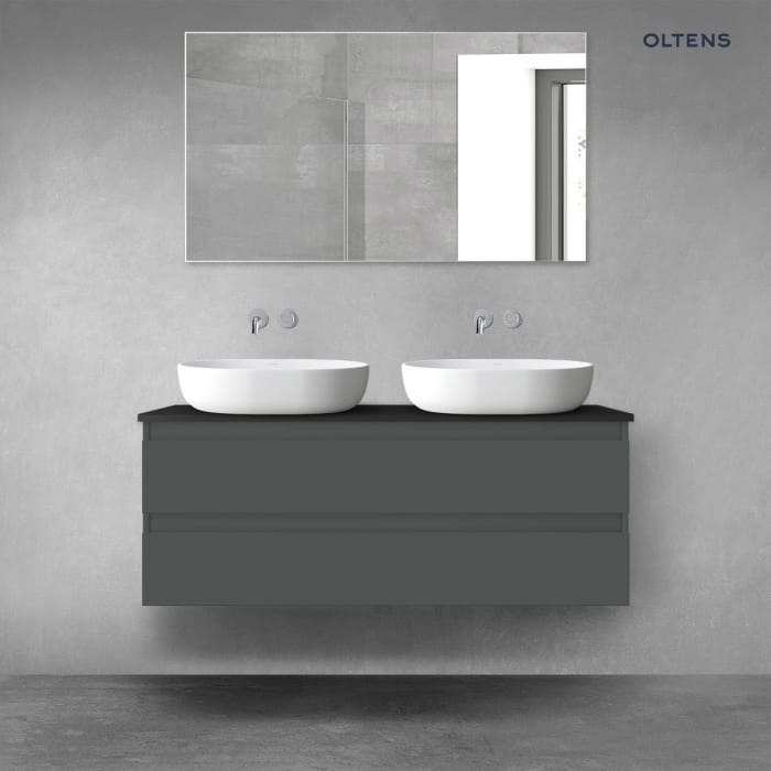 OLTENS Vernal Waschtischunterschrank mit 2 Schubladen 120 x 47 cm