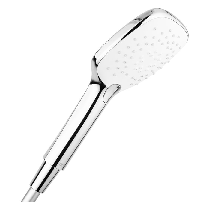 OLTENS Duschgarnitur Driva EasyClick (S) Gide mit Handbrause eckig und Brausehalter