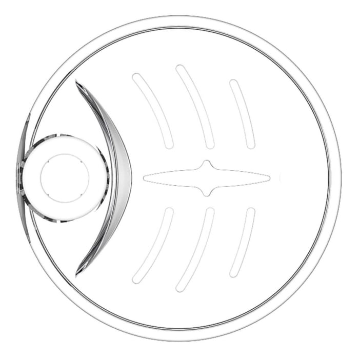 OLTENS Duschgarnitur Sog Alling 60 mit Stabhandbrause quadr. und Brausestange mit Seifenschale