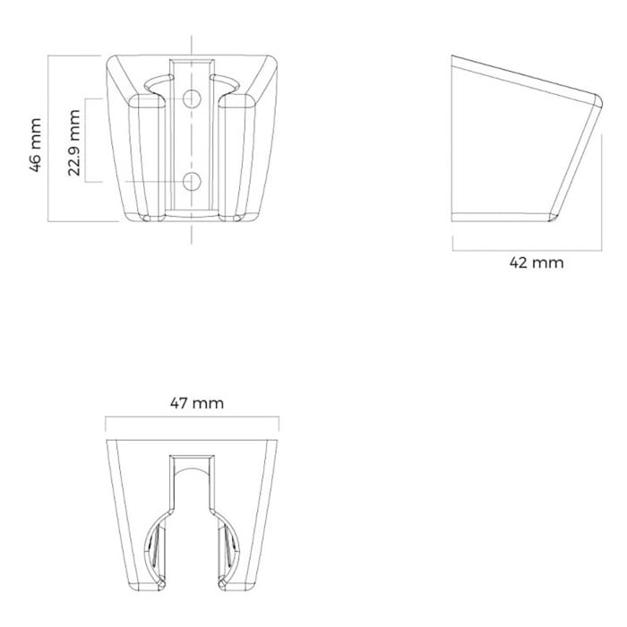 OLTENS Gide Brausehalterung starr
