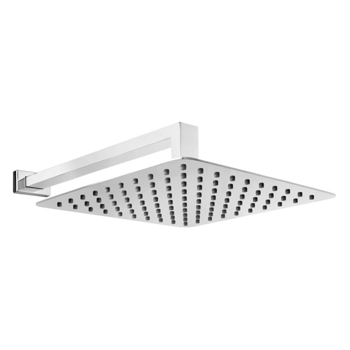 OLTENS Vindel (S) Lagan (S) Regenduschkopf quadratisch 25 x 25 cm mit Wandarm