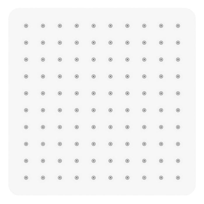 OLTENS Vindel (S) Lagan (S) Regenduschkopf quadratisch 25 x 25 cm mit Wandarm