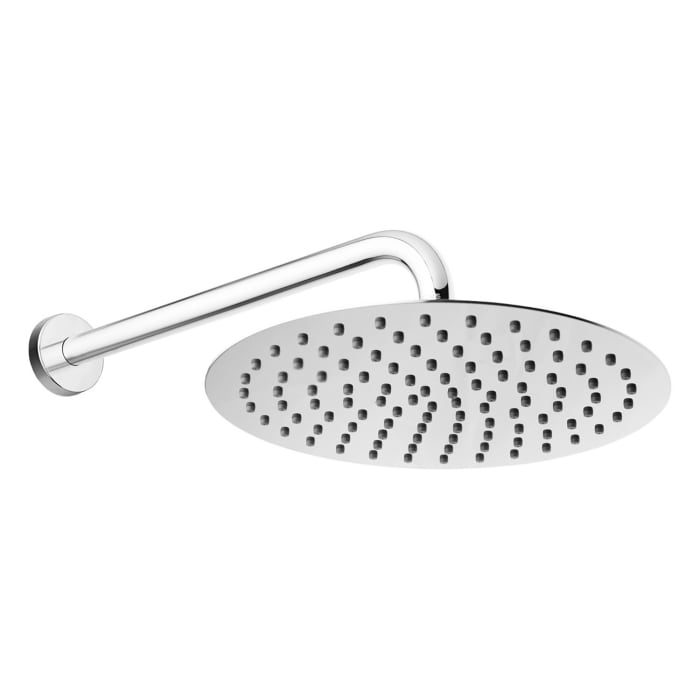 OLTENS Vindel Lagan Regenduschkopf rund 25 cm mit Wandarm