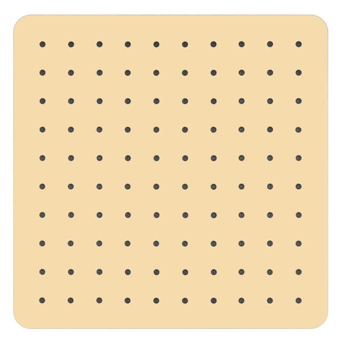 OLTENS Gota Duschsystem mit Unterputz-Armatur, Stabhandbrause und Kopfbrause eckig 30 x 30 cm