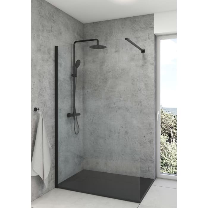 OLTENS Bergytan Duschwanne RockSurface 90 x 100 cm