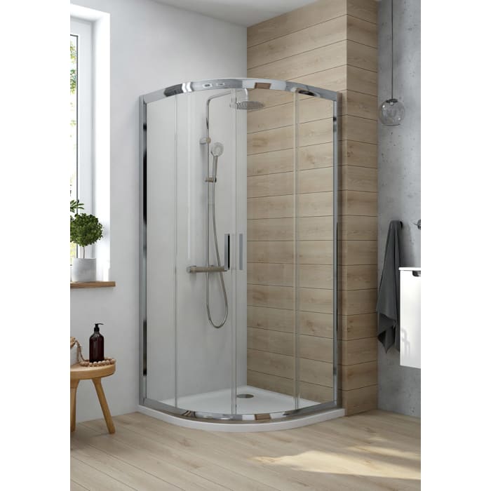 OLTENS Superior Duschwanne Viertelkreis 80 x 80 cm