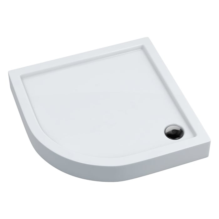 OLTENS Vindel Duschwanne halbrund 80 x 80 cm