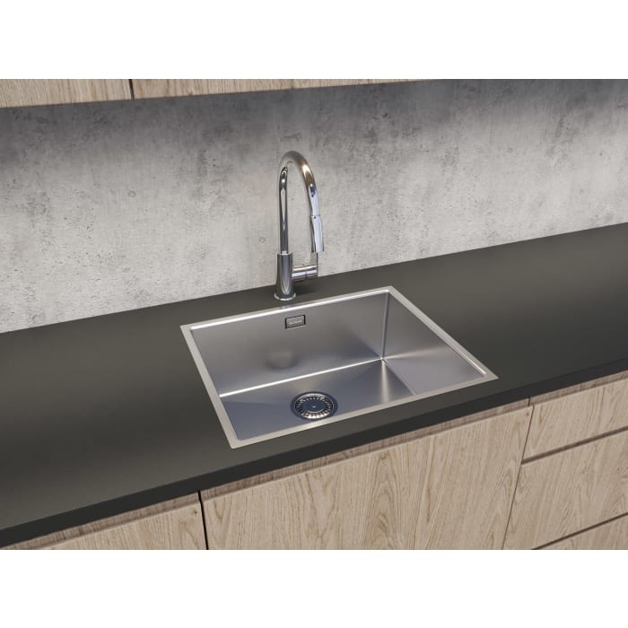 OLTENS Stalvask Edelstahl-Spülbecken 54 x 44 cm