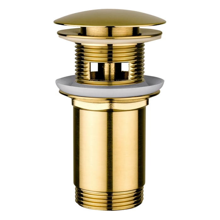 OLTENS Halsa Klik-Klak Waschbeckenstopfen mit Überlauf