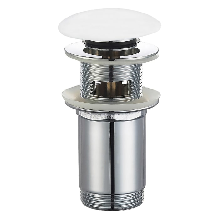 OLTENS Halsa Klik-Klak Waschbeckenstopfen mit Überlauf