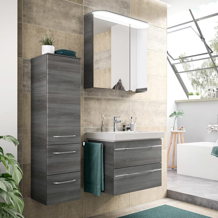 Pelipal Balto Badmöbel-Set 113 cm, inkl. Spiegelschrank und Midischrank