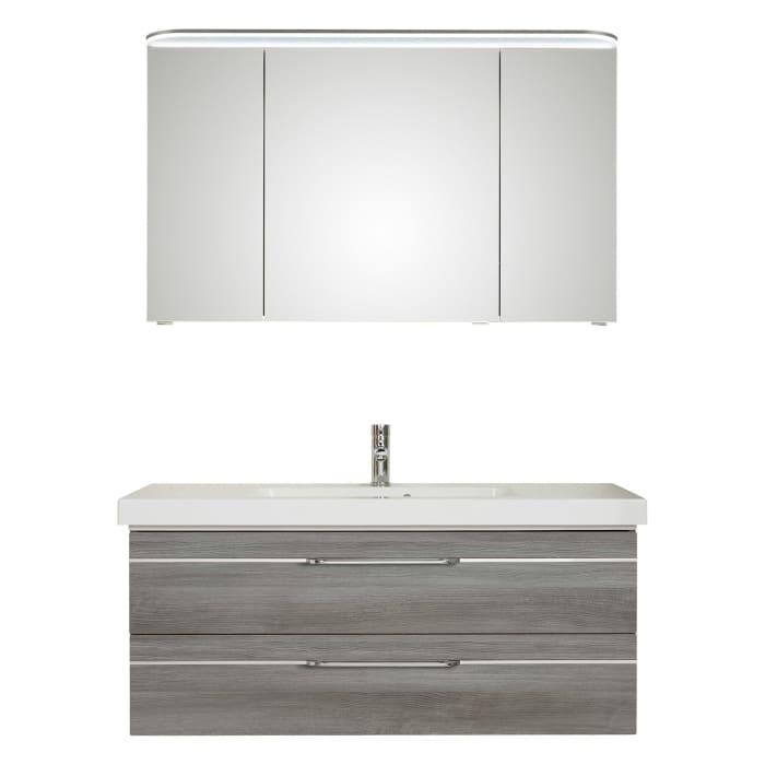 Pelipal Balto Badmöbel-Set 123,4 cm, inkl. Spiegelschrank