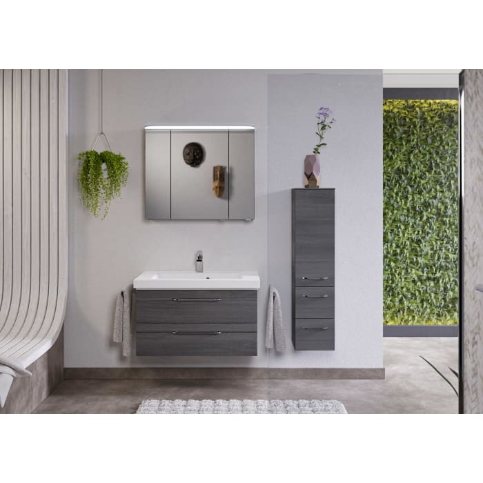 Pelipal Balto Badmöbel-Set 137 cm, inkl. Spiegelschrank und Midischrank