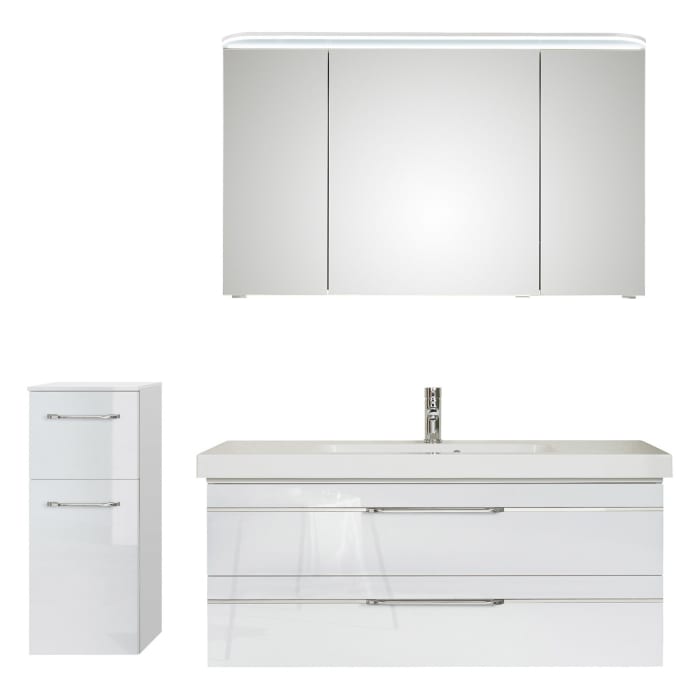 Pelipal Balto Badmöbel-Set 167,5 cm, inkl. Spiegelschrank und Highboard