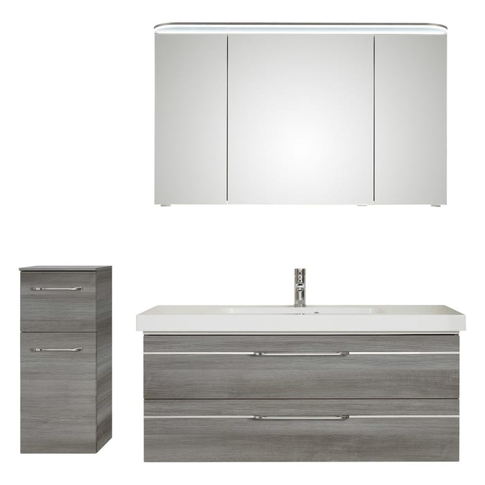 Pelipal Balto Badmöbel-Set 167,5 cm, inkl. Spiegelschrank und Highboard