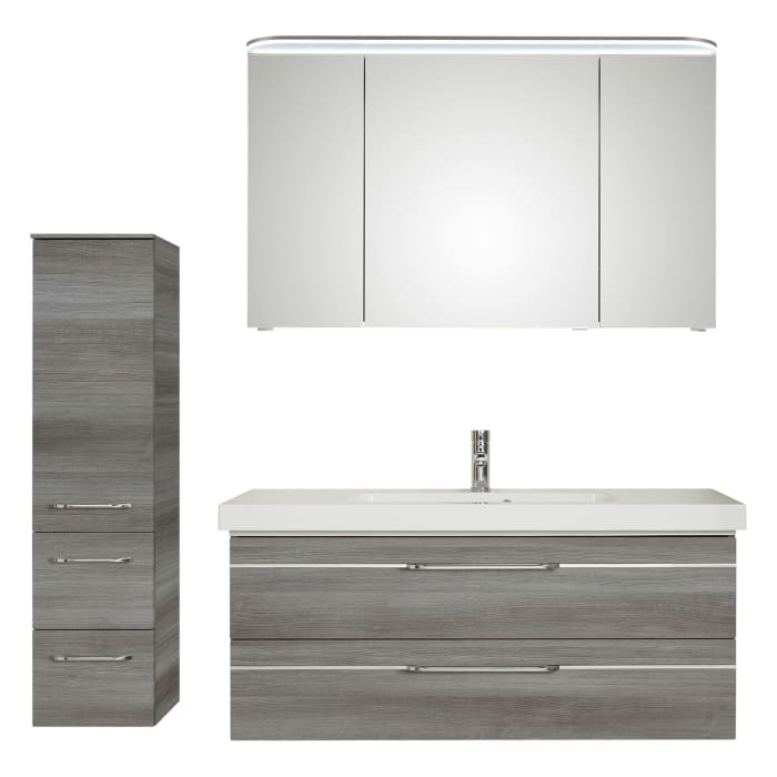 Pelipal Balto Badmöbel-Set 167,5 cm, inkl. Spiegelschrank und Midischrank