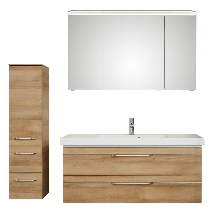 Pelipal Balto Badmöbel-Set 167,5 cm, inkl. Spiegelschrank und Midischrank