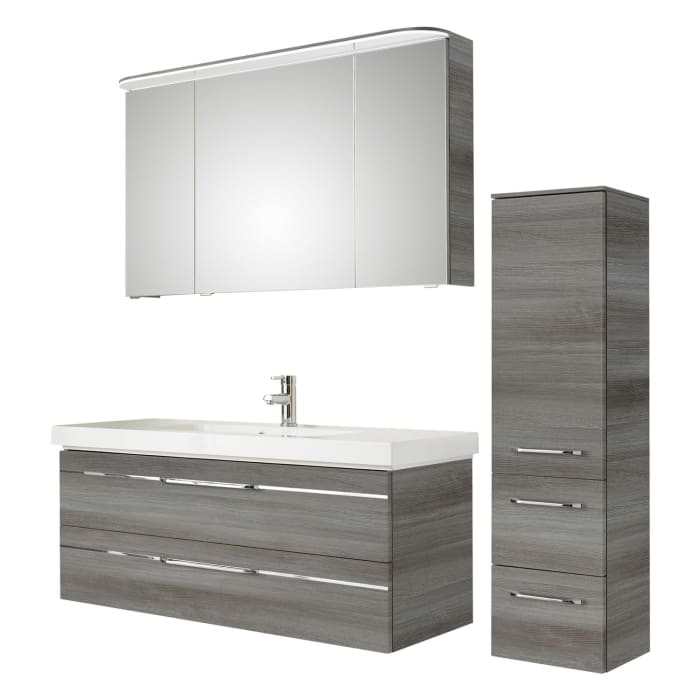 Pelipal Balto Badmöbel-Set 167,5 cm, inkl. Spiegelschrank und Midischrank