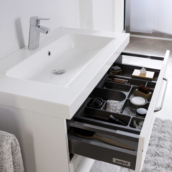 Pelipal Balto Badmöbel-Set 215 cm, inkl. Spiegelschrank, Highboard und Midischrank