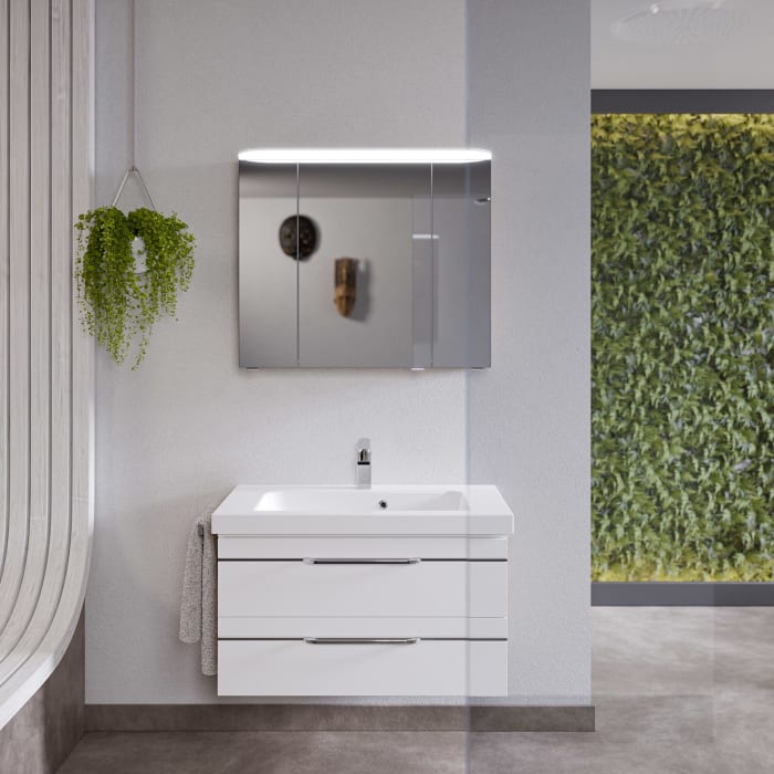 Pelipal Balto Badmöbel-Set 92,5 cm, inkl. Spiegelschrank