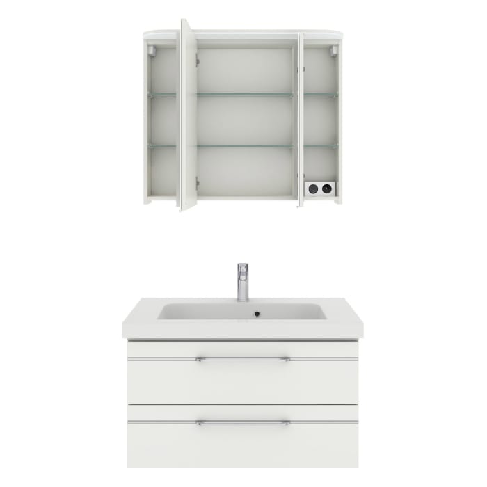 Pelipal Balto Badmöbel-Set 92,5 cm, inkl. Spiegelschrank