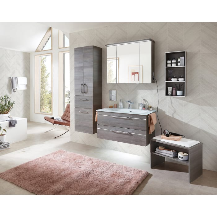 Pelipal Balto Glaskeramik Waschtisch 90 cm