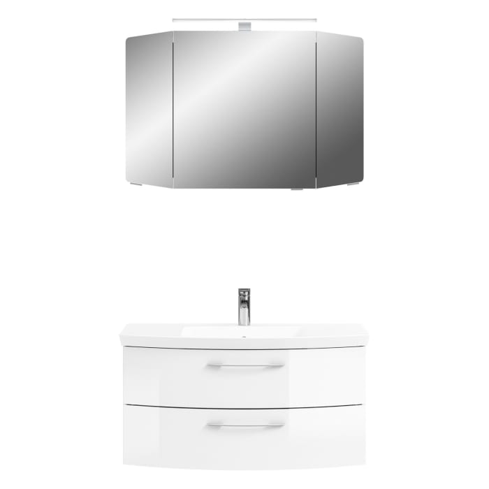Pelipal Cassca Badmöbel-Set 101 cm, inkl. Spiegelschrank