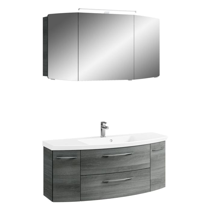 Pelipal Cassca Badmöbel-Set 121 cm, inkl. Spiegelschrank
