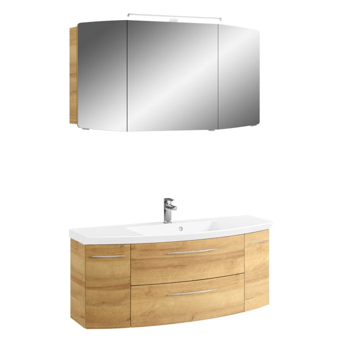 Pelipal Cassca Badmöbel-Set 121 cm, inkl. Spiegelschrank