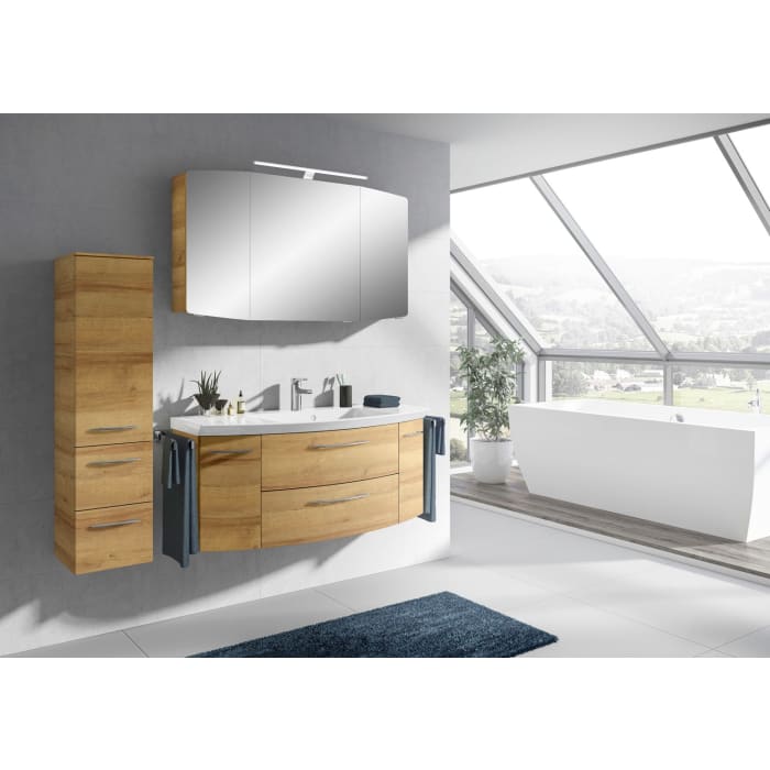 Pelipal Cassca Badmöbel-Set 168 cm, inkl. Spiegelschrank und Midischrank