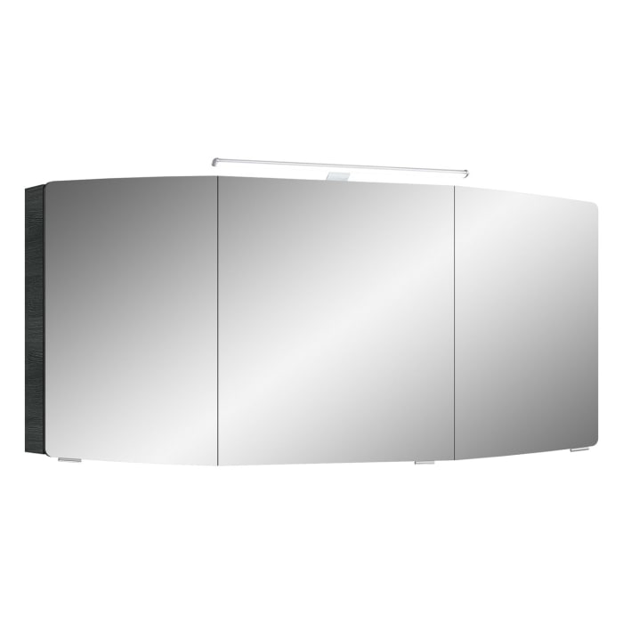 Pelipal Cassca Spiegelschrank 140 x 17 x 67 cm mit LED Aufsatzleuchte und Waschplatzbeleuchtung