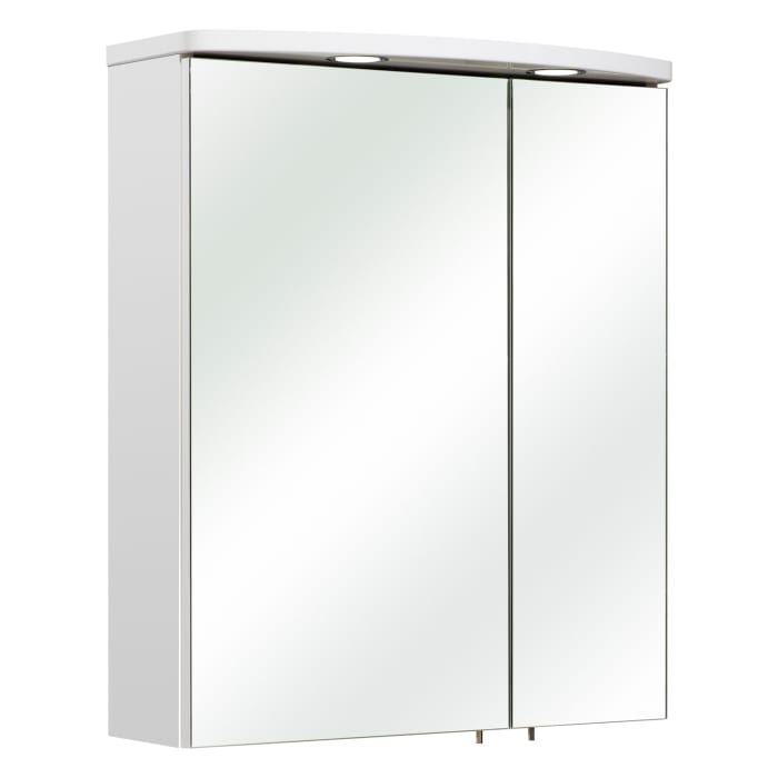 Pelipal Serie 3006 Spiegelschrank 2-türig 60 cm, mit LED Beleuchtung