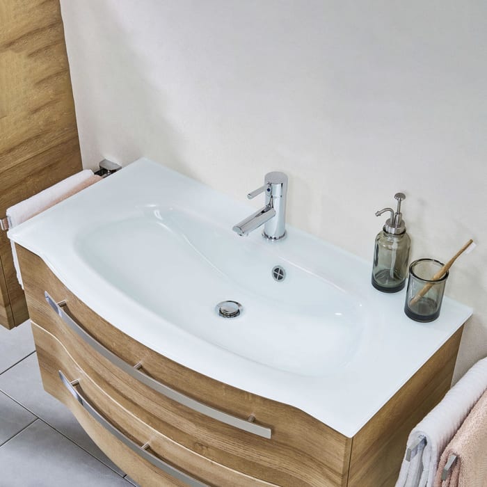 Pelipal Serie 4005 Glaswaschtisch 92 cm