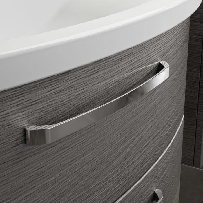 Pelipal Serie 4010 Möbelkombination 140 cm mit Spiegelschrank, Keramikwaschtisch und Waschtischunterschrank