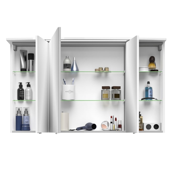 Pelipal Serie 4010 Spiegelschrank 120 x 70,3 cm mit Kranzbeleuchtung