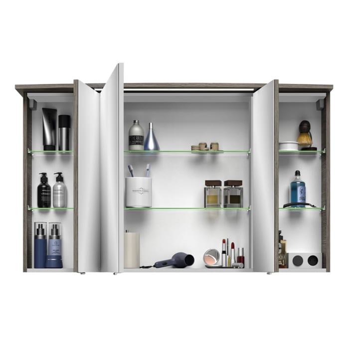 Pelipal Serie 4010 Spiegelschrank 120 x 70,3 cm mit Kranzbeleuchtung