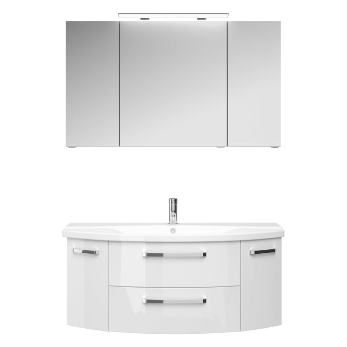 Pelipal Serie 4010 Spiegelschrank 120 x 70,3 cm mit LED-Aufsatzleuchte