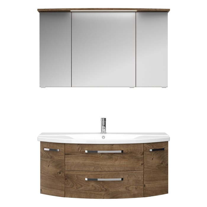 Pelipal Serie 4010 Spiegelschrank 120 x 70,3 cm mit Kranzbeleuchtung