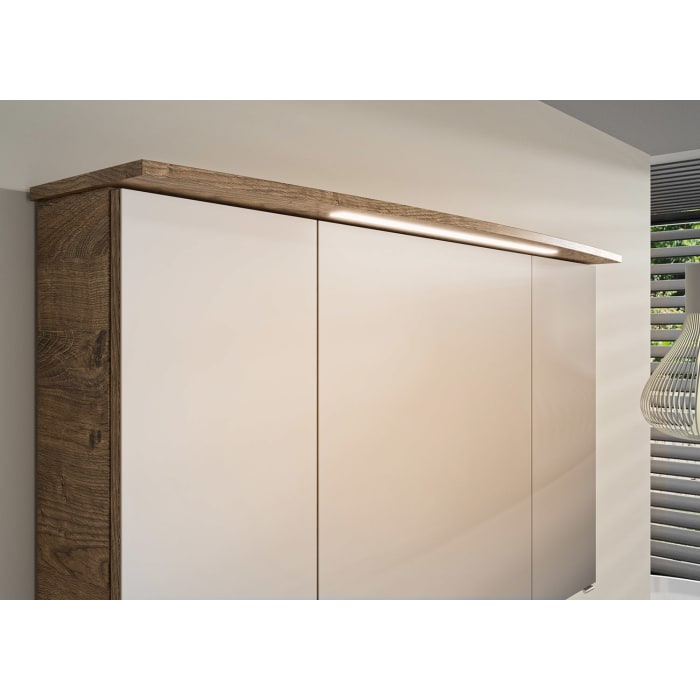 Pelipal Serie 4010 Spiegelschrank 140 x 70,3 cm mit Kranzbeleuchtung