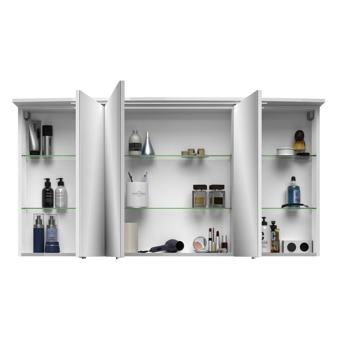 Pelipal Serie 4010 Spiegelschrank 140 x 70,3 cm mit Kranzbeleuchtung