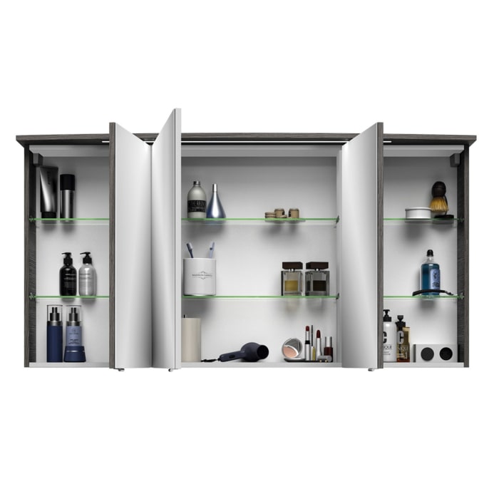 Pelipal Serie 4010 Spiegelschrank 140 x 70,3 cm mit Kranzbeleuchtung