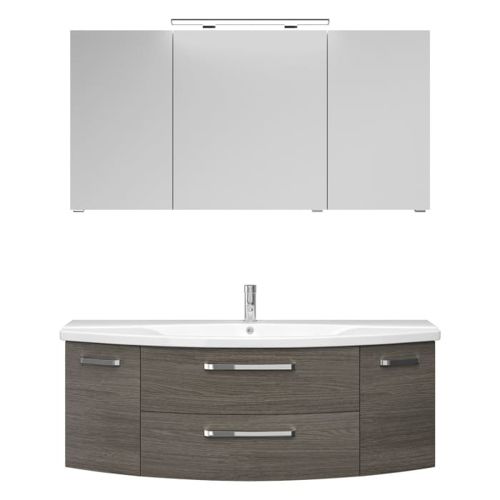 Pelipal Serie 4010 Spiegelschrank 140 x 70,3 cm mit LED-Aufsatzleuchte