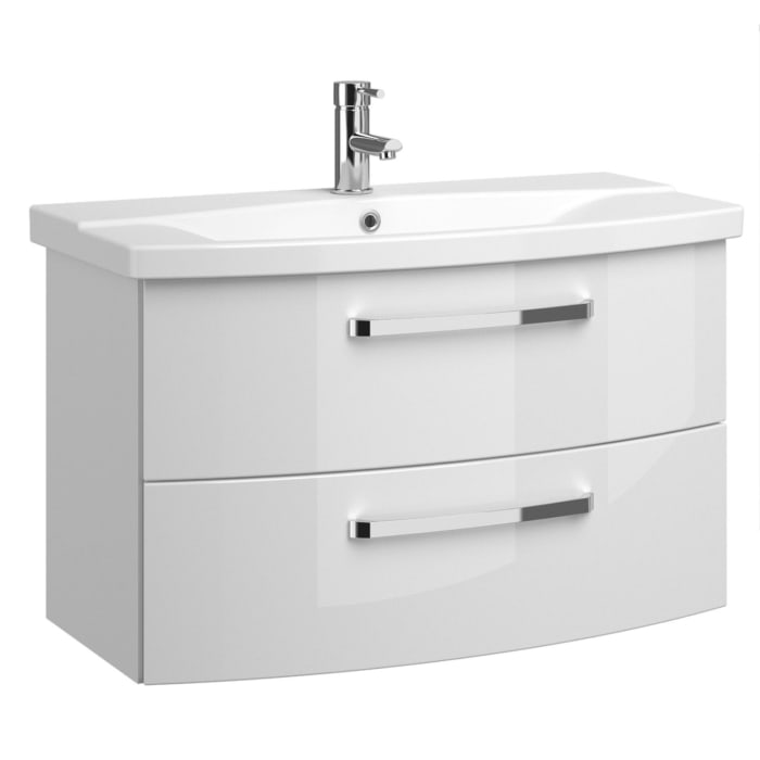 Pelipal Serie 4010 Waschtischunterschrank 80 cm mit 2 Auszügen