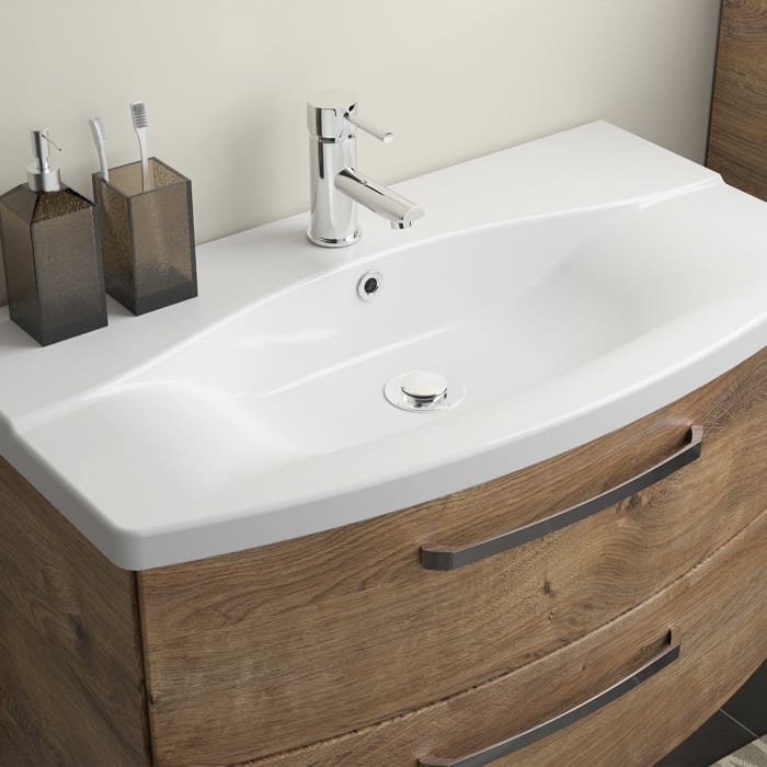 Pelipal Serie 4010 Waschtischunterschrank 80 cm mit 2 Auszügen