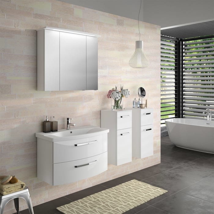 Pelipal Serie 4010 Waschtischunterschrank 80 cm mit 2 Auszügen